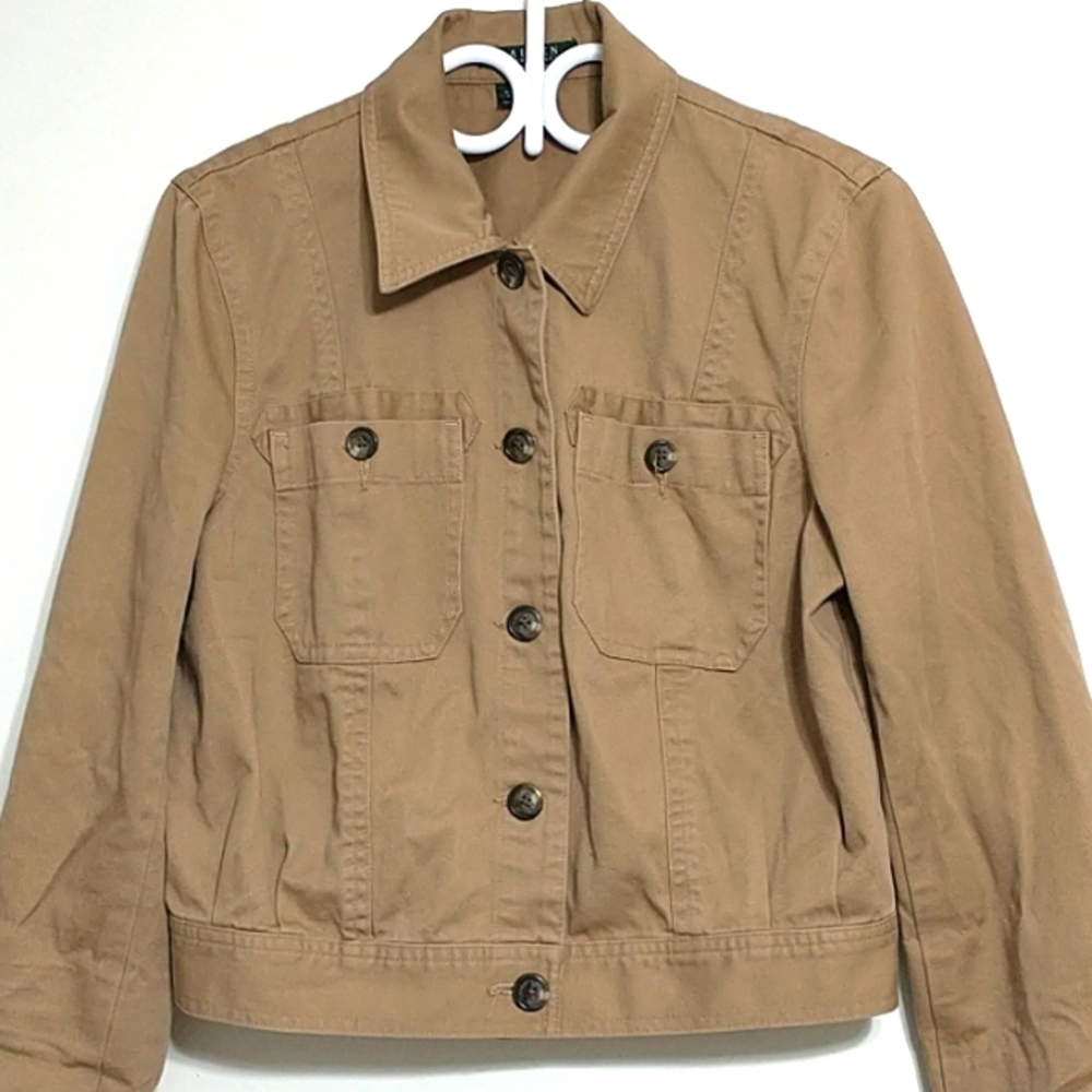 Ralph Lauren button up shirt jacket
